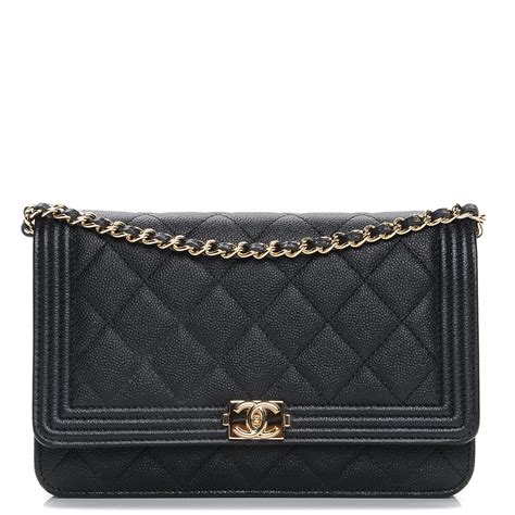 chanel wallet on chain caviar price 2021|2021 Quilted Caviar Boy Wallet on Chai.